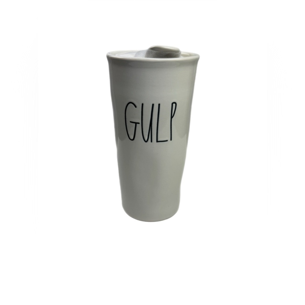 Rae Dunn White Ceramic tumbler